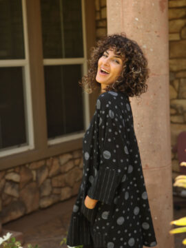 Alternative view of Transparente Blouse Polka Dot Stripes OS