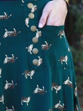 Alternative view of Suffragette Skirt Los Gatos