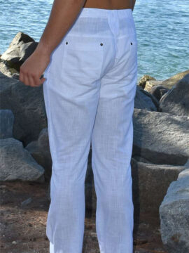 Alternative view of Bohio Men's Cotton Pants White