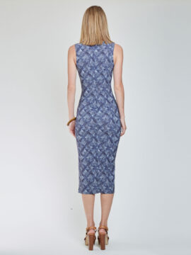 Alternative view of Sleeveless Dolly Dress in Consensus Print