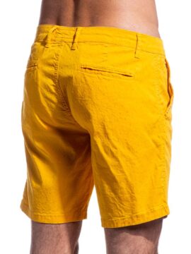 Alternative view of The Carlo Jacquard Shorts - Yellow