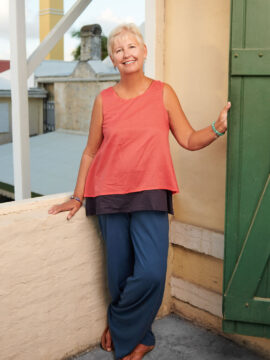 Alternative view of Party Palazzo Pants Navy