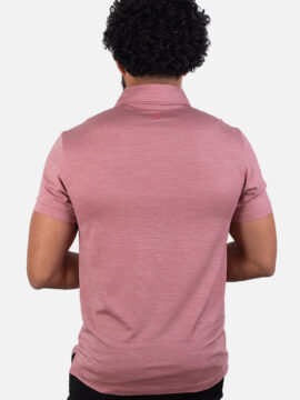 Alternative view of Bamboo Performance Jacquard Polo