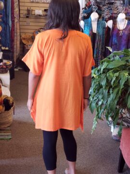 Alternative view of Oversized Cotton Tunic - Citrus