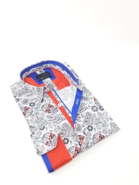 Alternative view of White Radical Skull Button Down Shirt