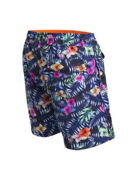 Alternative view of Tropical Floral Print Swim Trunks