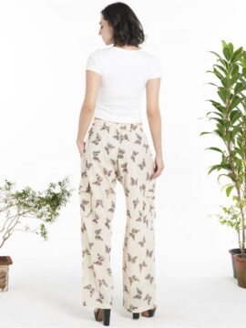Alternative view of Butterfly Drawstring Cotton Pant