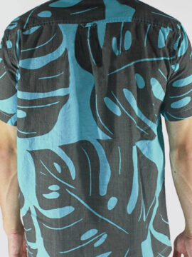 Alternative view of Men's Button-Down Cotton Hawaiian Shirt SUPER NATURAL