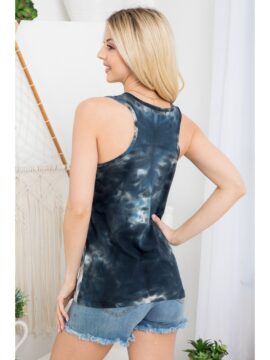 Alternative view of Hippie Volkswagen Print Tie-Dye Tank Top