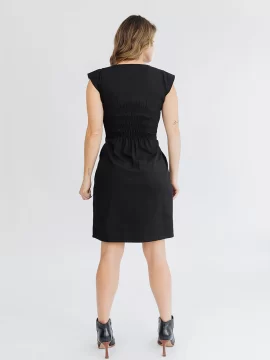 Alternative view of Artsy Traveler Dress Black