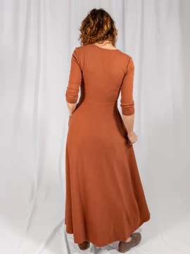 Alternative view of Mumbai Maxi Dress Sandstone Rib Knit